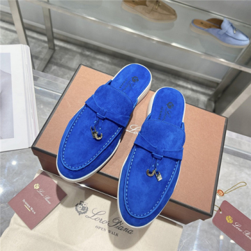 Loro Piana Leather Slippers Top Version
