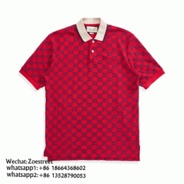 GU1441 Gu Red Polo Shirt Embroidery Logos