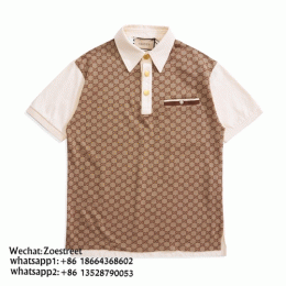 GU1443 Gu Silk Jacquard Weave Polo Shirt